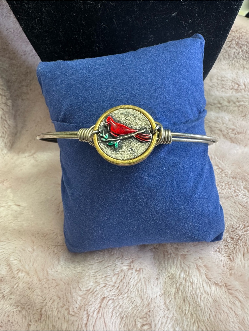 Luca + Danni Red Cardinal bangle Bracelet